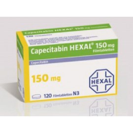 Изображение препарта из Германии: Капецитобин Capecitabin Hexal 150MG/120 шт