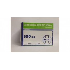 Изображение препарта из Германии: Капецитобин Capecitabin Hexal 500MG/120 шт