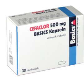 Изображение препарта из Германии: Цефаклор Cefaclor 500MG Basics KAPS/30 Шт