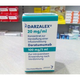 Изображение препарта из Германии: Дарзалекс Darzalex (Даратумумаб) 100 мг/5мл