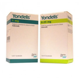 Изображение препарта из Германии: Йонделис Yondelis  1 мг/1 флакон