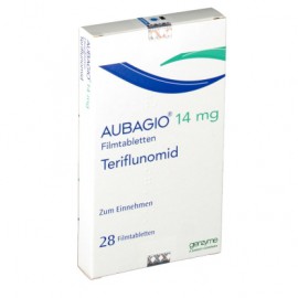 Изображение препарта из Германии: Аубаджио Aubagio (Терифлуномид) 14 мг/28 таблеток