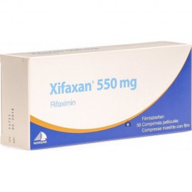 Изображение препарта из Германии: Ксифаксан Xifaxan 550 Mg (Rifaximin) 28x550mg