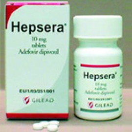Изображение препарта из Германии: Гепсера Hepsera (Адефовир) 10 мг/30 таблеток