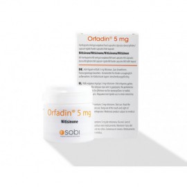 Изображение препарта из Германии: Орфадин Orfadin 5 мг/60 капсул