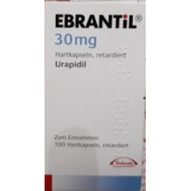 Изображение препарта из Германии: Эбрантил EBRANTIL 30 мг/100 капсул  