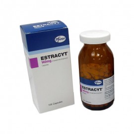 Изображение препарта из Германии: Эстрацит ESTRACYT 140 мг/100 капсул