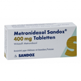 Изображение препарта из Германии: Метронидазол METRONIDAZOL 400 - 20Шт