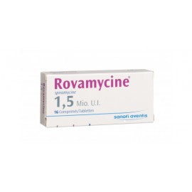 Изображение препарта из Германии: Ровамицин Rovamicin 1,5 млн/30 таблеток  