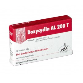 Изображение препарта из Германии: Доксициклин DOXYCYCLIN 200 - 20 Шт