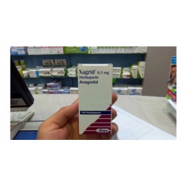 Изображение препарта из Германии: Анагрелид 0,5 мг Xagrid 100 капсул