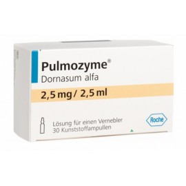 Изображение препарта из Германии: Пульмозим Pulmozyme 2.500 E./2,5 ml / 6 шт